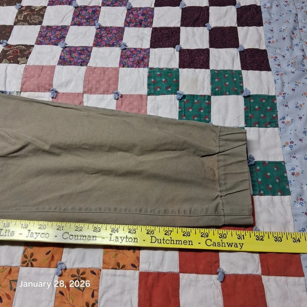 Banana Republic Aiden Fit Dress Jogger Chino Pants‎ Size 36x32 Tan Khaki